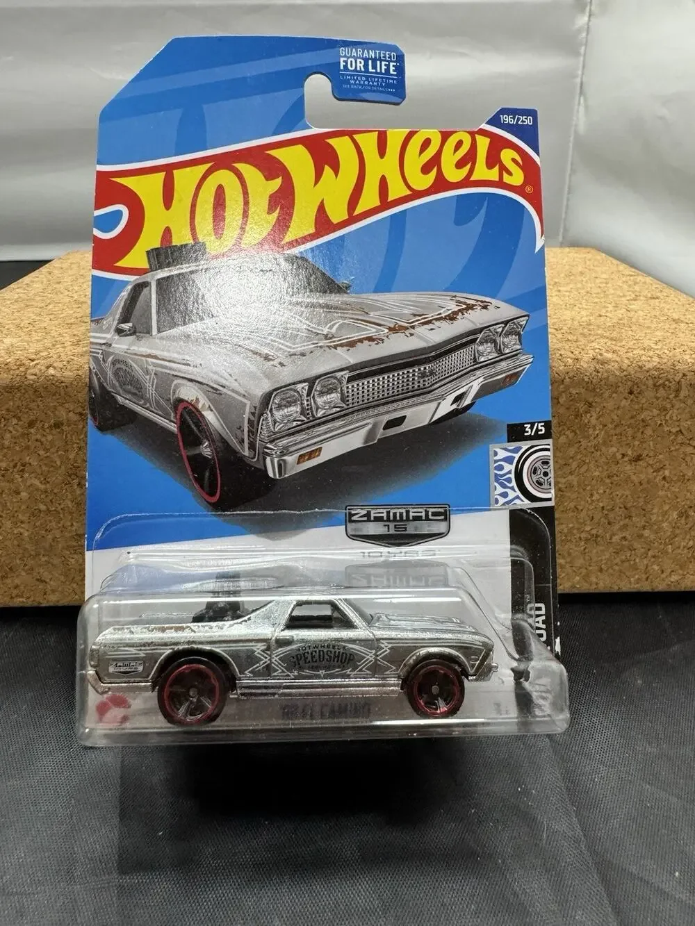 Hot Wheels 2022 ZAMAC 68 El Camino 196/250 Rod Squad Walmart Exclusive HCY38 3/5